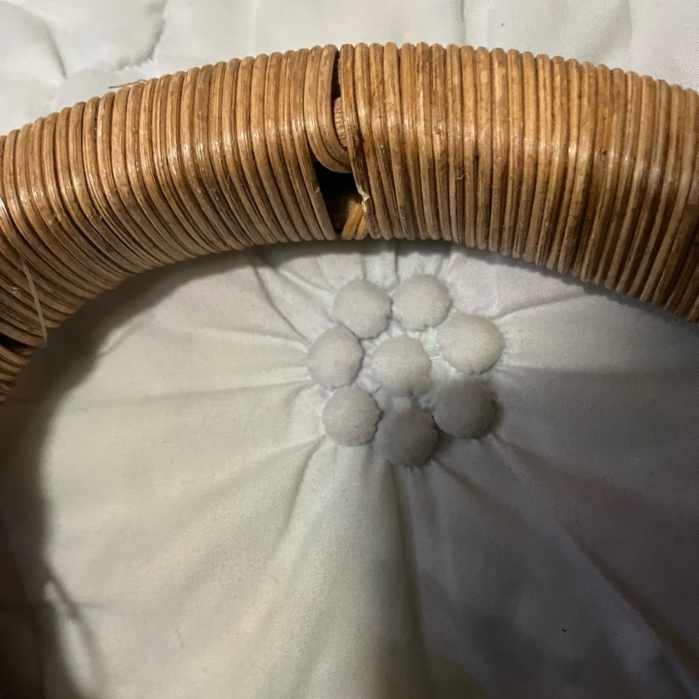 Antik Kraft Rattan Accent Basket Bag - Picture 6 of 8